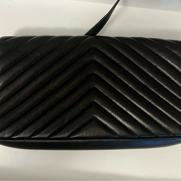 Yves Saint Laurent Black Quilted Clutch - Picture 10 of 17